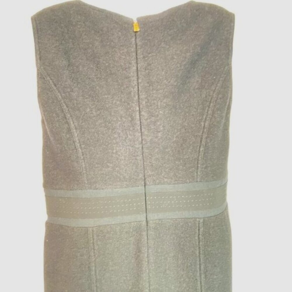 Tory Burch A-Line Wool Dress With Large Sequin Hem Detail Size Large - Picture 6 of 15